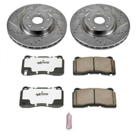 PowerStop Power Stop 05-14 Subaru Impreza Front Z26 Street Warrior Brake Kit - Brakes Rotors & Pads