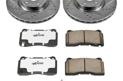 PowerStop Power Stop 05-14 Subaru Impreza Front Z26 Street Warrior Brake Kit - Brakes Rotors & Pads
