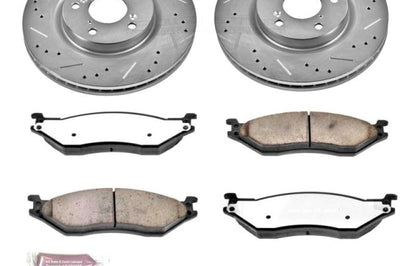 PowerStop Power Stop 05-16 Ford F-450 Super Duty Front Z36 Truck & Tow Brake Kit - Brakes Rotors Pads