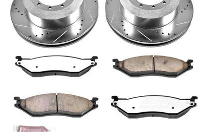 PowerStop Power Stop 05-16 Ford F-450 Super Duty Rear Z36 Truck & Tow Brake Kit - Brakes Rotors Pads