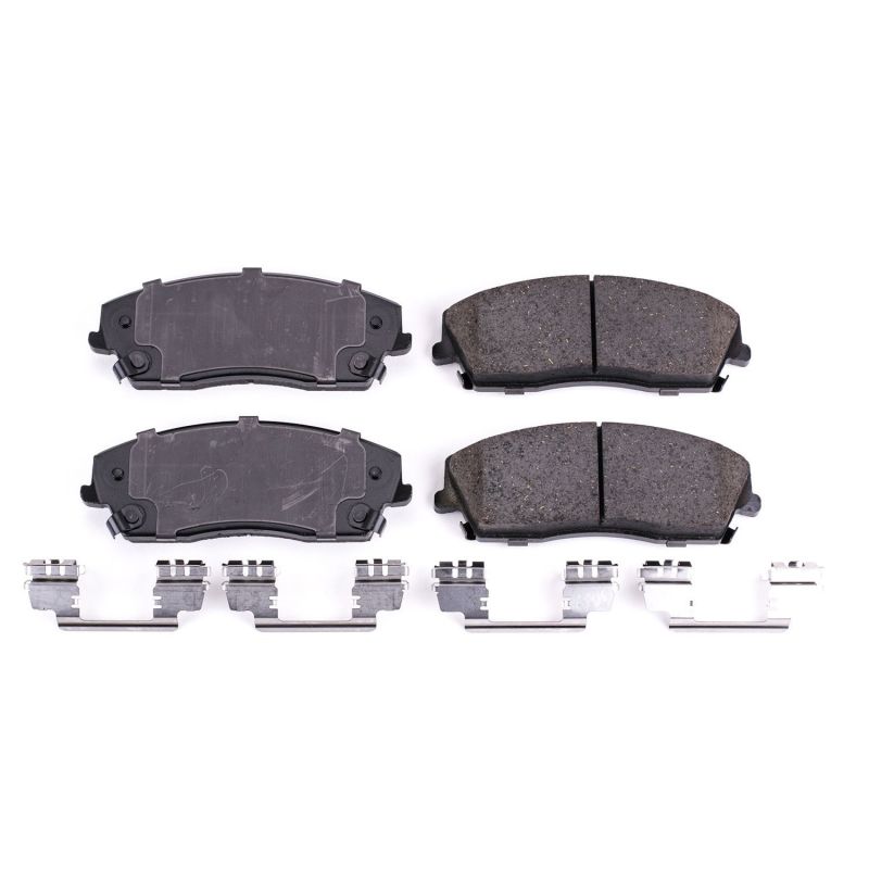PowerStop Power Stop 05-19 Chrysler 300 Front Z17 Evolution Ceramic Brake Pads w/Hardware - Brakes Rotors &