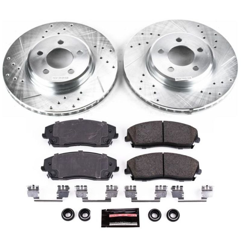 PowerStop Power Stop 05-19 Chrysler 300 Front Z23 Evolution Sport Brake Kit - Brakes Rotors & Pads