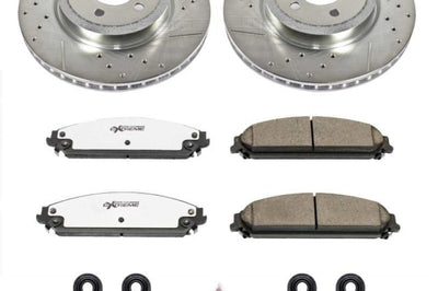 PowerStop Power Stop 05-19 Chrysler 300 Front Z26 Street Warrior Brake Kit - Brakes Rotors & Pads