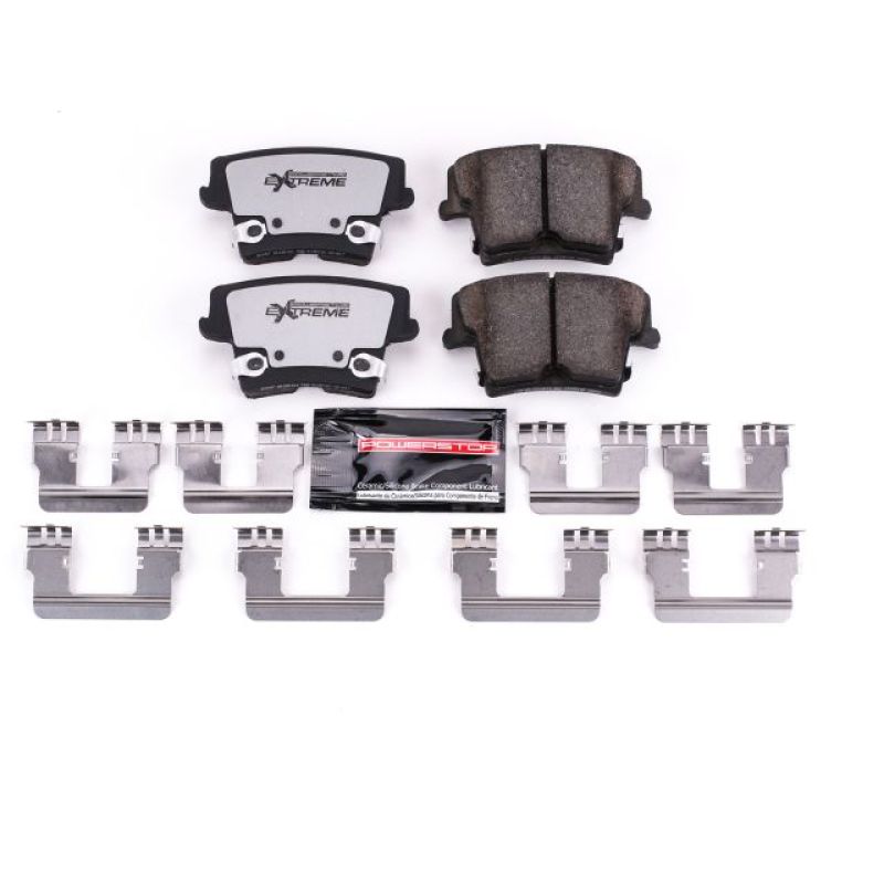 PowerStop Power Stop 05-19 Chrysler 300 Rear Z26 Extreme Street Brake Pads w/Hardware - Brakes Rotors &