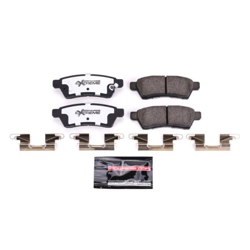 PowerStop Power Stop 05-19 Nissan Frontier Rear Z36 Truck & Tow Brake Pads w/Hardware - Brakes Rotors