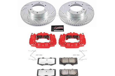 PowerStop Power Stop 05-22 Toyota Tacoma Front Z36 Truck & Tow Kit w/Cals - Brakes Rotors Pads