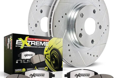 PowerStop Power Stop 06-07 Subaru B9 Tribeca Front Z26 Street Warrior Brake Kit - Brakes Rotors & Pads