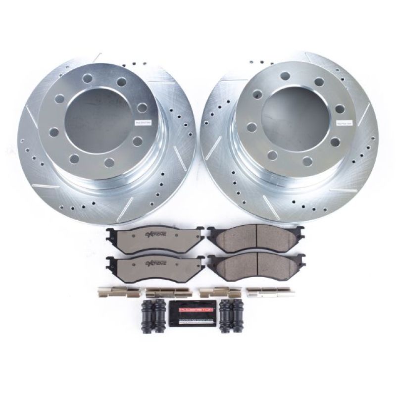 PowerStop Power Stop 06-08 Dodge Ram 1500 Rear Z36 Truck & Tow Brake Kit - Brakes Rotors Pads