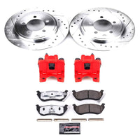 PowerStop Power Stop 06-10 Ford Explorer Rear Z36 Truck & Tow Brake Kit w/Calipers - Brakes Rotors Pads