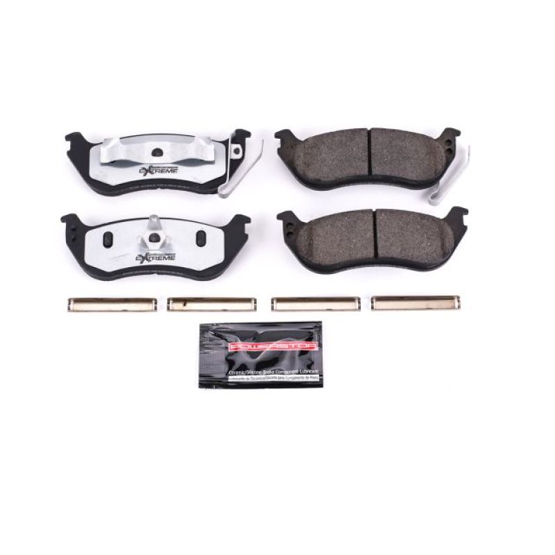 PowerStop Power Stop 06-10 Ford Explorer Rear Z36 Truck & Tow Brake Pads w/Hardware - Brakes Rotors