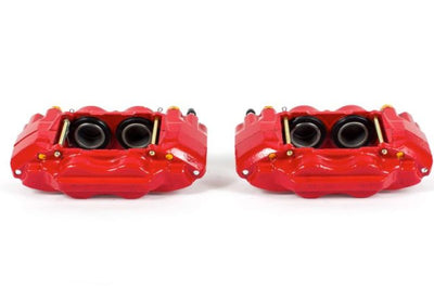 PowerStop Power Stop 06-10 Hummer H3 Front Red Calipers w/o Brackets - Pair - Brakes Rotors & Pads