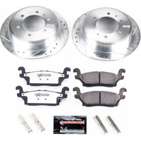 PowerStop Power Stop 06-10 Hummer H3 Rear Z36 Truck & Tow Brake Kit - Brakes Rotors Pads
