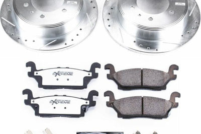 PowerStop Power Stop 06-10 Hummer H3 Rear Z36 Truck & Tow Brake Kit - Brakes Rotors Pads