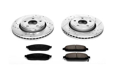PowerStop Power Stop 06-10 Jeep Commander Front Z23 Evolution Sport Brake Kit - Brakes Rotors & Pads