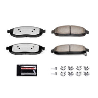 PowerStop Power Stop 06-10 Jeep Commander Front Z36 Truck & Tow Brake Pads w/Hardware - Brakes Rotors