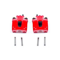 PowerStop Power Stop 06-10 Jeep Commander Rear Red Calipers w/o Brackets - Pair - Brakes Rotors & Pads