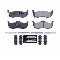 PowerStop Power Stop 06-10 Jeep Commander Rear Z23 Evolution Sport Brake Pads w/Hardware - Brakes Rotors &