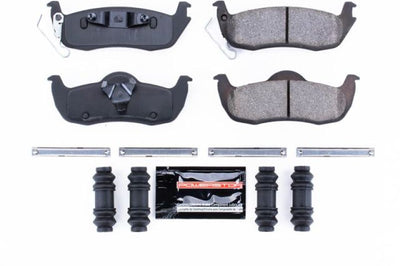 PowerStop Power Stop 06-10 Jeep Commander Rear Z23 Evolution Sport Brake Pads w/Hardware - Brakes Rotors &