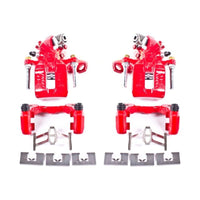 PowerStop Power Stop 06-11 Acura CSX Rear Red Calipers w/Brackets - Pair - Brakes Rotors & Pads