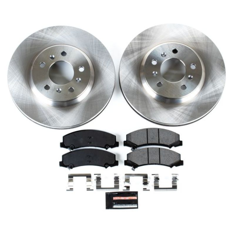 PowerStop Power Stop 06-11 Buick Lucerne Front Autospecialty Brake Kit - Brakes Rotors & Pads