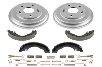 PowerStop Power Stop 06-11 Honda Civic Coupe Rear Autospecialty Drum Kit - Brakes Rotors & Pads