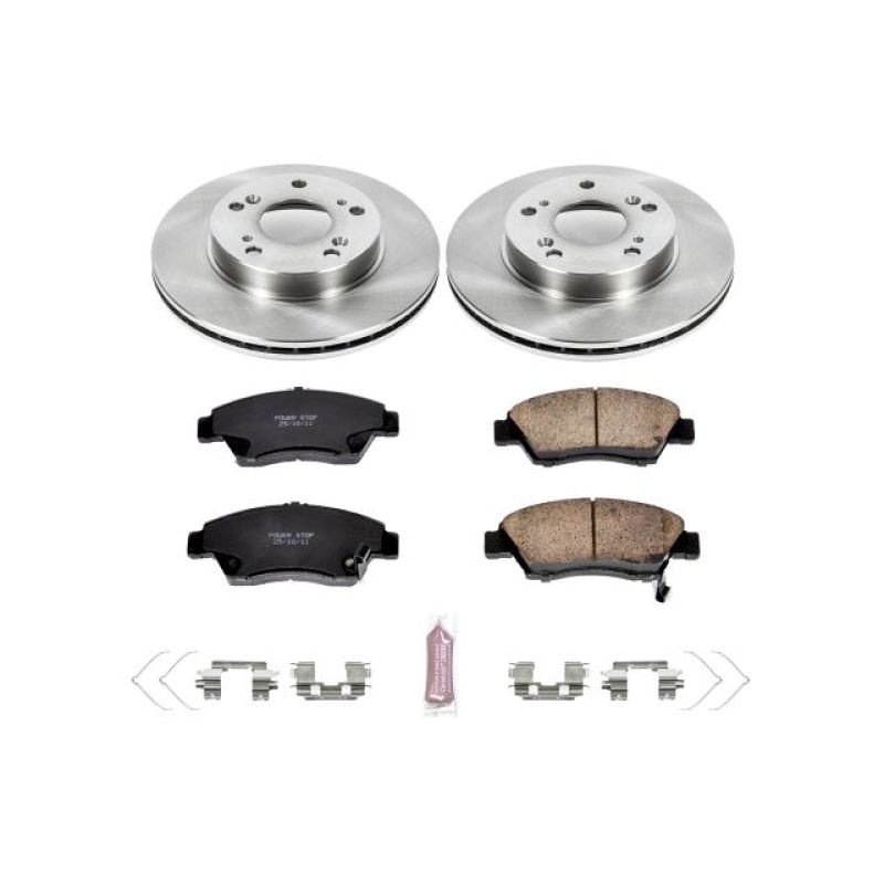 PowerStop Power Stop 06-11 Honda Civic Front Autospecialty Brake Kit - Brakes Rotors & Pads