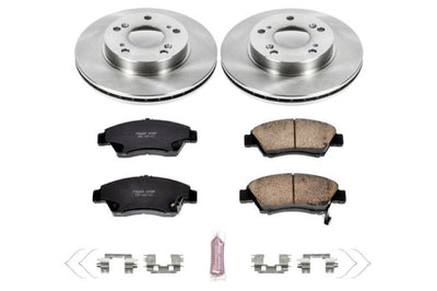 PowerStop Power Stop 06-11 Honda Civic Front Autospecialty Brake Kit - Brakes Rotors & Pads