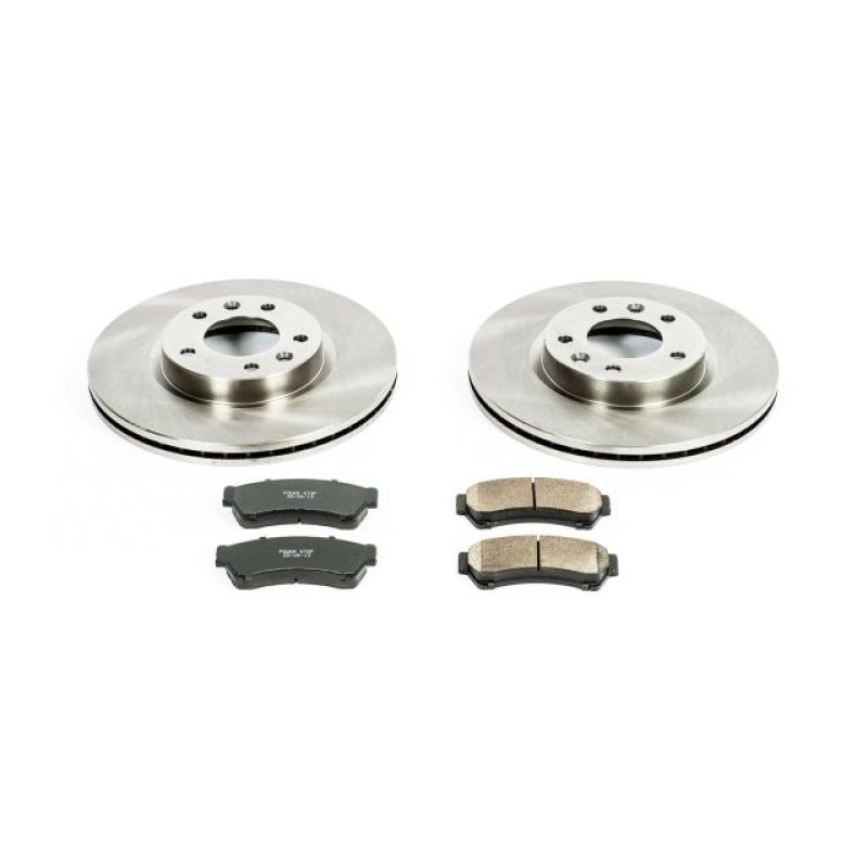 PowerStop Power Stop 06-12 Ford Fusion Front Autospecialty Brake Kit - Brakes Rotors & Pads