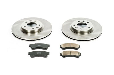 PowerStop Power Stop 06-12 Ford Fusion Front Autospecialty Brake Kit - Brakes Rotors & Pads