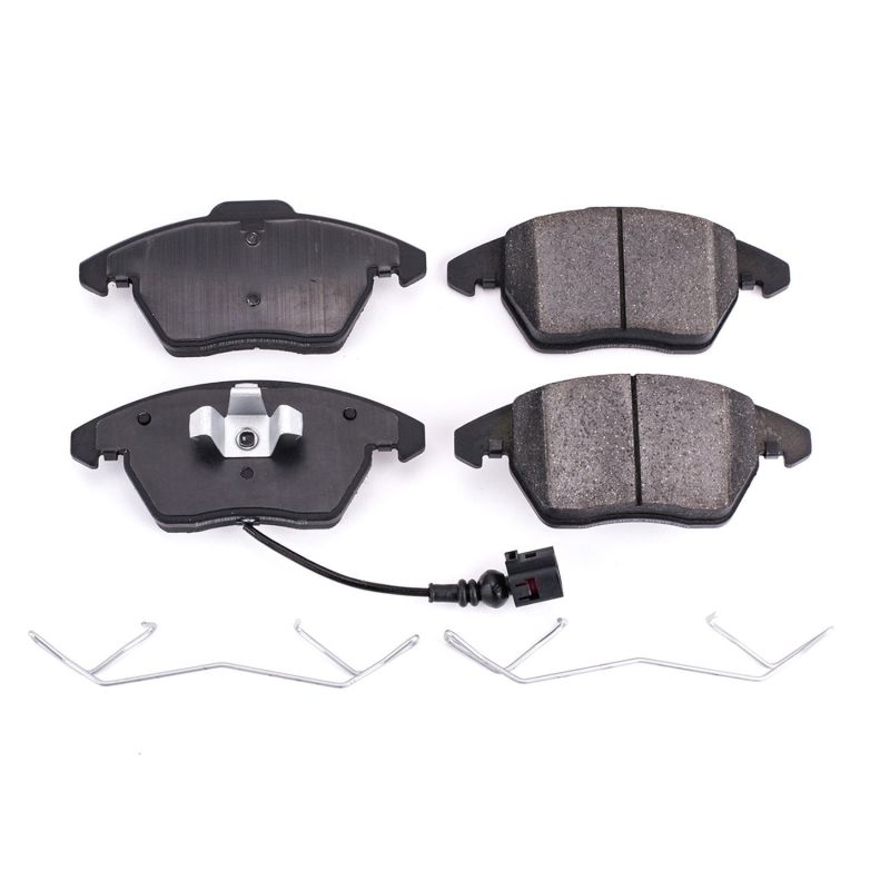 PowerStop Power Stop 06-13 Audi A3 Front Z17 Evolution Ceramic Brake Pads w/Hardware - Brakes Rotors &