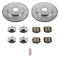 PowerStop Power Stop 06-13 Chevrolet Corvette Rear Z26 Street Warrior Brake Kit - Brakes Rotors & Pads