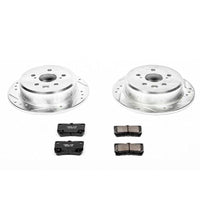 PowerStop Power Stop 06-13 Lexus IS250 Rear Z23 Evolution Sport Brake Kit - Brakes Rotors & Pads