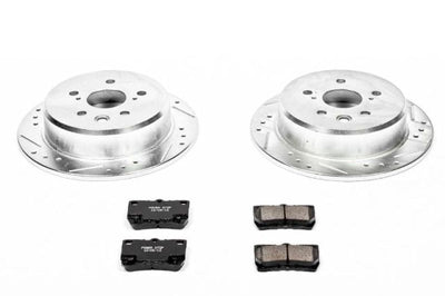 PowerStop Power Stop 06-13 Lexus IS250 Rear Z23 Evolution Sport Brake Kit - Brakes Rotors & Pads