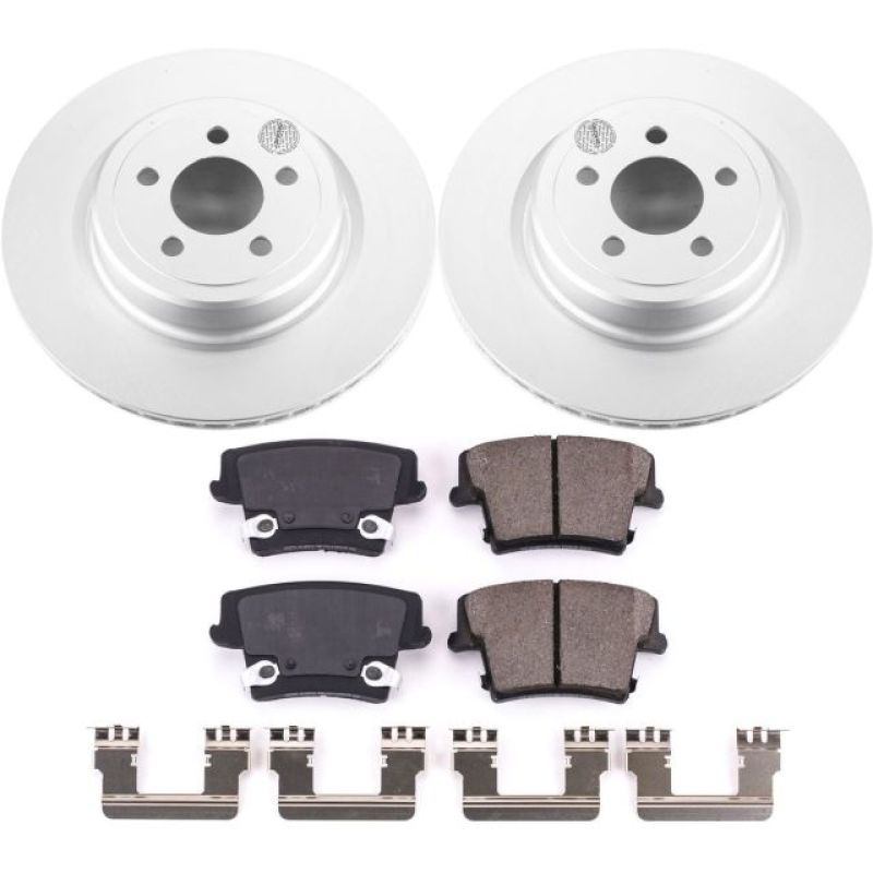 PowerStop Power Stop 06-14 Dodge Charger Rear Z17 Evolution Geomet Coated Brake Kit - Brakes Rotors & Pads