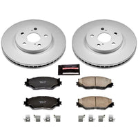 PowerStop Power Stop 06-15 Lexus IS250 Front Z17 Evolution Geomet Coated Brake Kit - Brakes Rotors & Pads