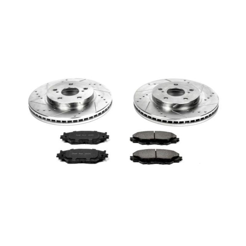 PowerStop Power Stop 06-15 Lexus IS250 Front Z23 Evolution Sport Brake Kit - Brakes Rotors & Pads