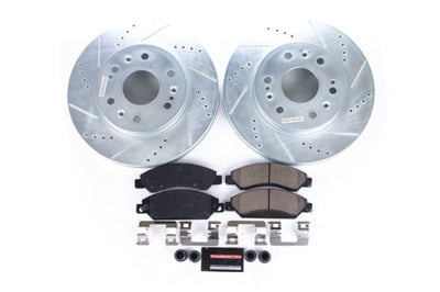 PowerStop Power Stop 07-08 Cadillac Escalade Front Z23 Evolution Sport Brake Kit - Brakes Rotors & Pads