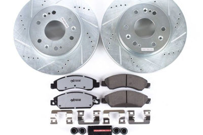 PowerStop Power Stop 07-08 Cadillac Escalade Front Z36 Truck & Tow Brake Kit - Brakes Rotors Pads