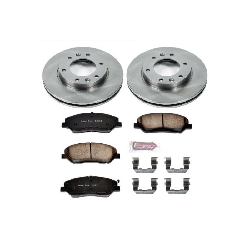 PowerStop Power Stop 07-08 Hyundai Entourage Front Autospecialty Brake Kit - Brakes Rotors & Pads