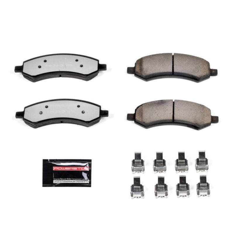 PowerStop Power Stop 07-09 Chrysler Aspen Front Z36 Truck & Tow Brake Pads w/Hardware - Brakes Rotors