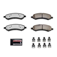 PowerStop Power Stop 07-09 Chrysler Aspen Front Z36 Truck & Tow Brake Pads w/Hardware - Brakes Rotors