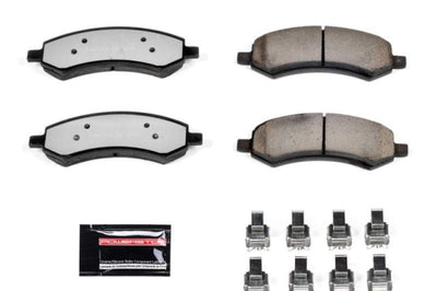 PowerStop Power Stop 07-09 Chrysler Aspen Front Z36 Truck & Tow Brake Pads w/Hardware - Brakes Rotors
