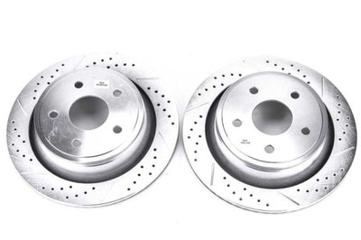 PowerStop Power Stop 07-09 Chrysler Aspen Rear Evolution Drilled & Slotted Rotors - Pair - Brakes Pads