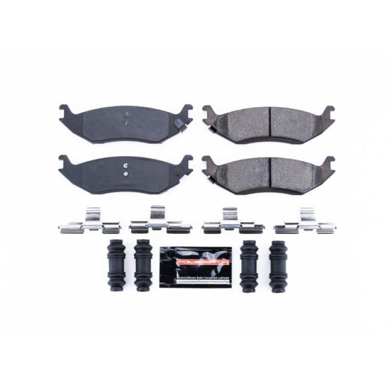 PowerStop Power Stop 07-09 Chrysler Aspen Rear Z23 Evolution Sport Brake Pads w/Hardware - Brakes Rotors &