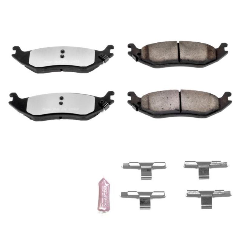 PowerStop Power Stop 07-09 Chrysler Aspen Rear Z36 Truck & Tow Brake Pads w/Hardware - Brakes Rotors