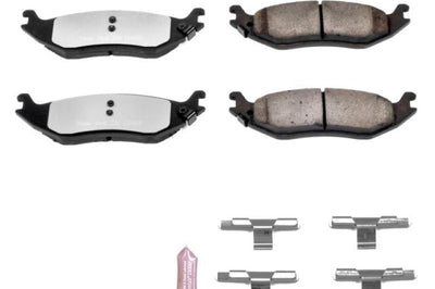 PowerStop Power Stop 07-09 Chrysler Aspen Rear Z36 Truck & Tow Brake Pads w/Hardware - Brakes Rotors