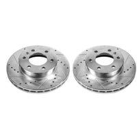 PowerStop Power Stop 07-09 Dodge Sprinter 2500 Front Evolution Drilled & Slotted Rotors - Pair - Brakes Pads