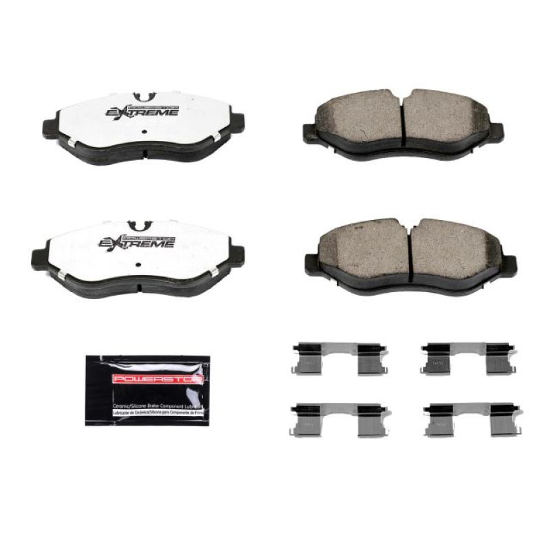 PowerStop Power Stop 07-09 Dodge Sprinter 2500 Front Z36 Truck & Tow Brake Pads w/Hardware - Brakes Rotors