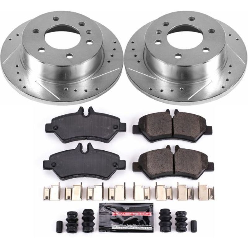 PowerStop Power Stop 07-09 Dodge Sprinter 2500 Rear Z23 Evolution Sport Brake Kit - Brakes Rotors & Pads