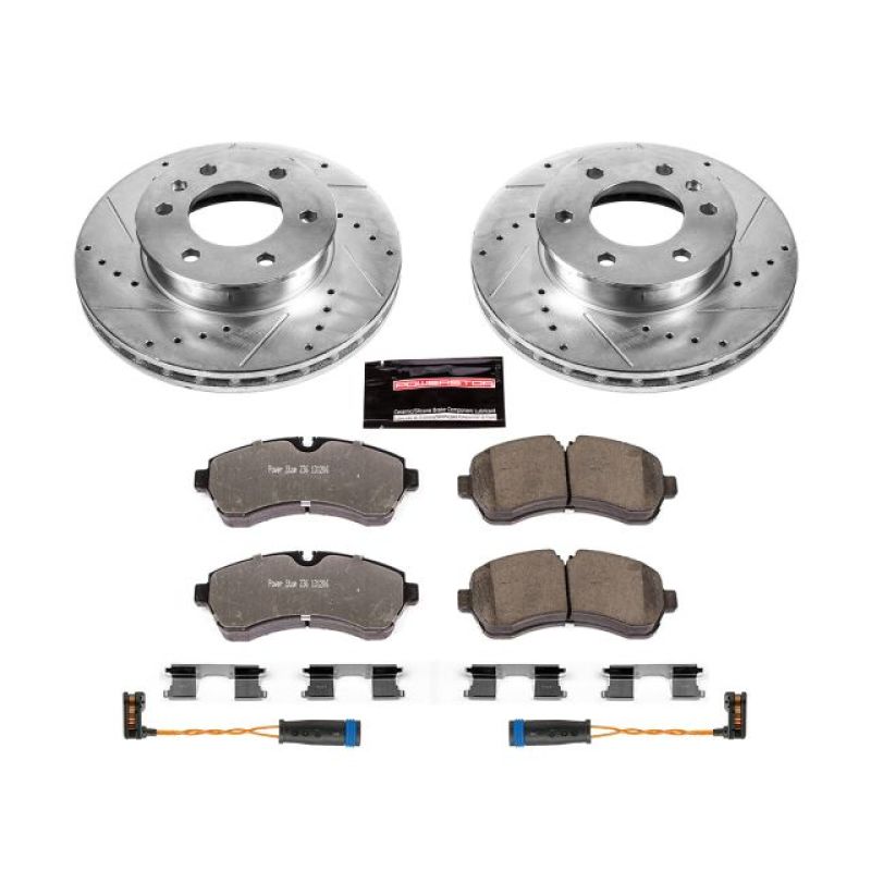 PowerStop Power Stop 07-09 Dodge Sprinter 3500 Front Z36 Truck & Tow Brake Kit - Brakes Rotors Pads